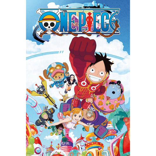 One Piece - EggHead Cover - Poster