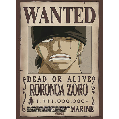 One Piece - Wanted Zoro &amp; Luffy - 2 poster set