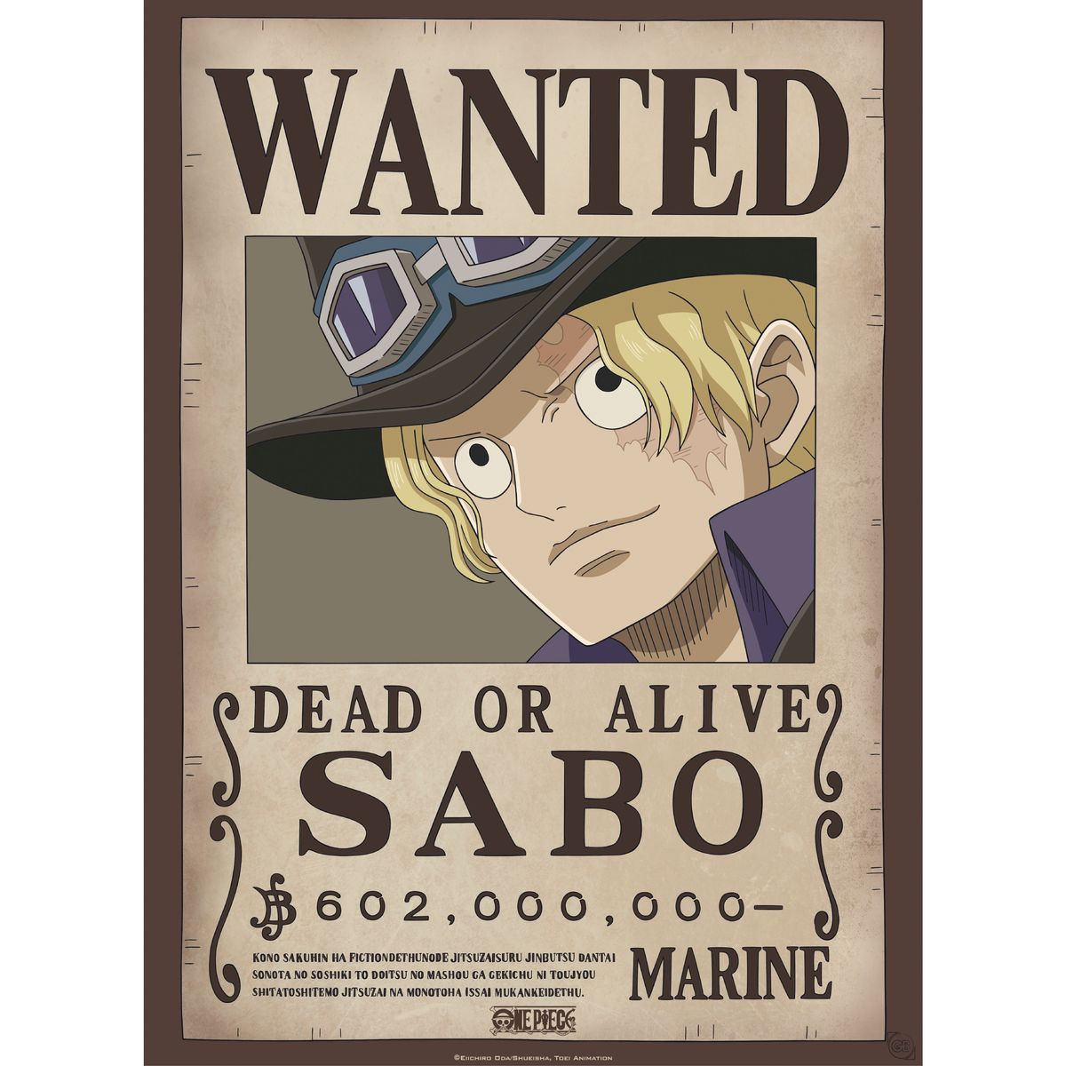 One Piece - Wanted Sabo &amp; Ace - 2 poster set