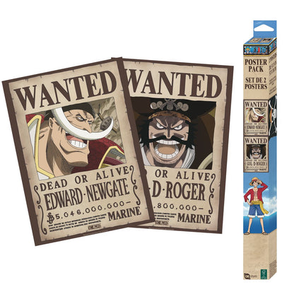 One Piece - Roger & Whitebeard - 2 Poster-Set