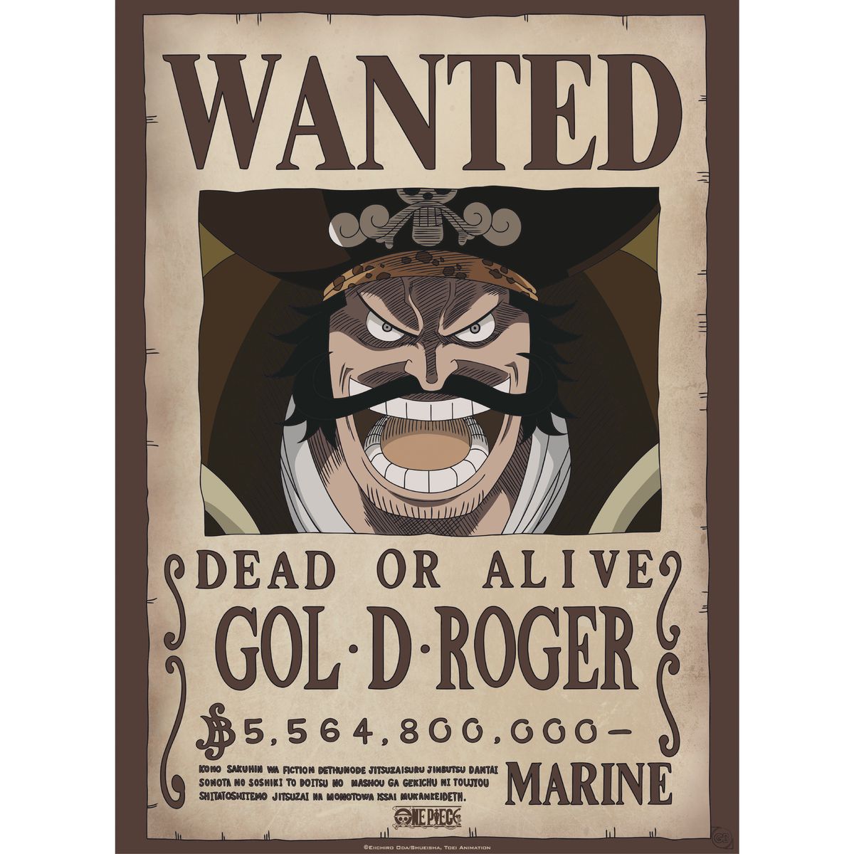 One Piece - Roger & Whitebeard - 2 Poster-Set