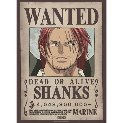 One Piece - Wanted Shanks &amp; Blackbeard - 2 poster set