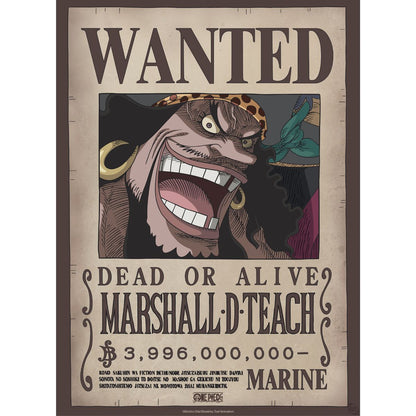 One Piece - Wanted Shanks &amp; Blackbeard - 2 poster set