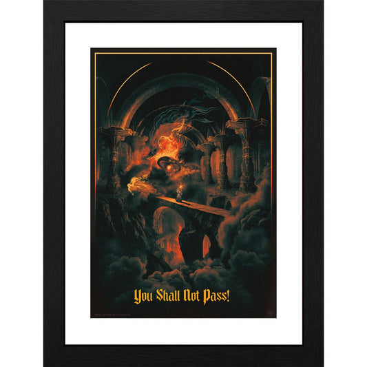 Lord of the Rings - You Shall Not Pass - Framed Art Print