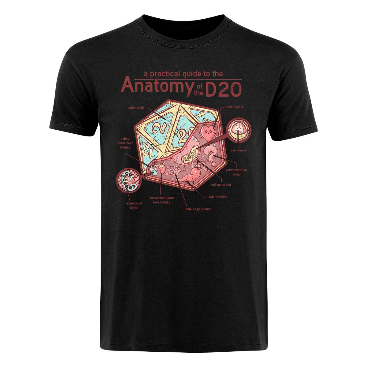 GlassStaff - Anatomy D20 - T-Shirt