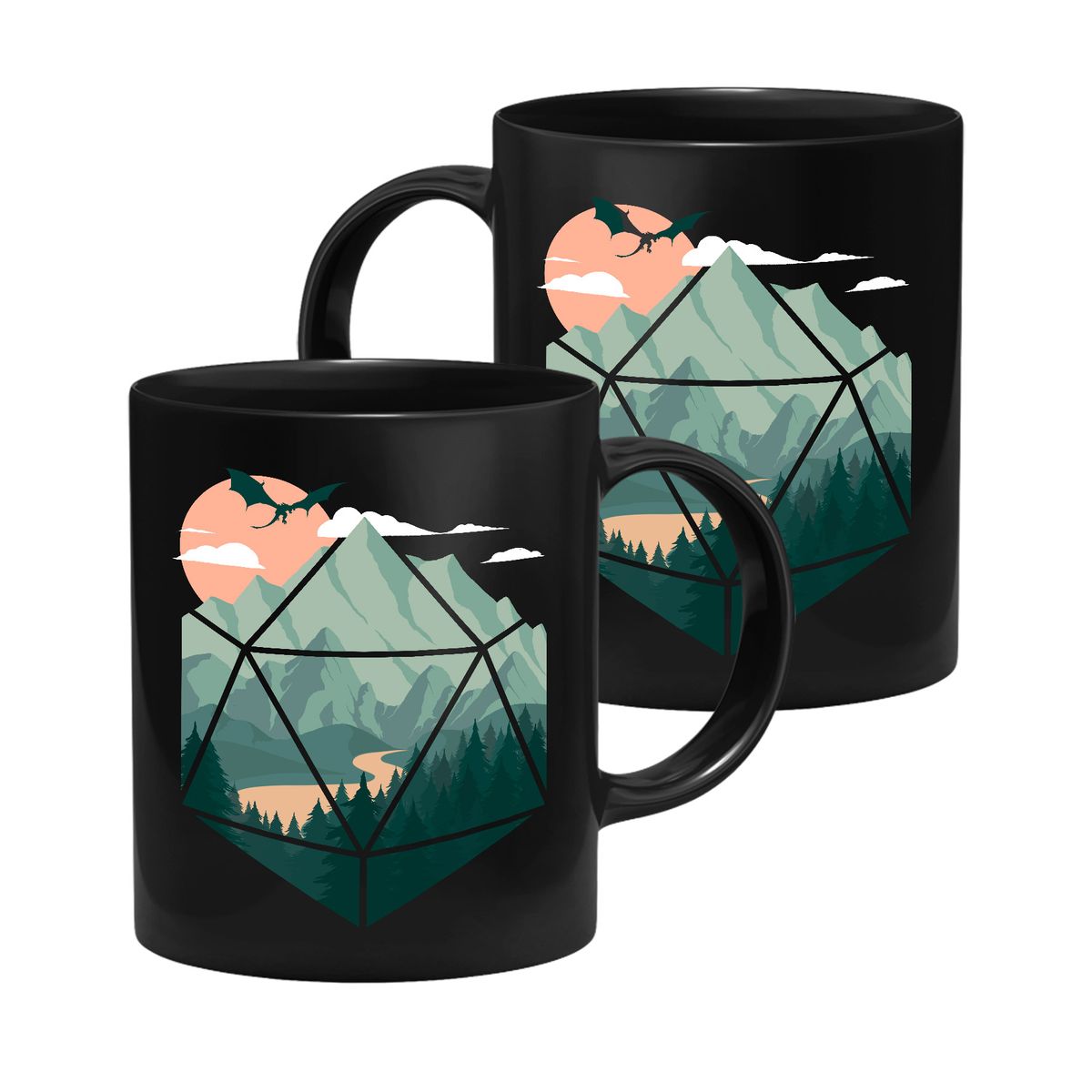 GlassStaff - Scenic D20 - Tasse