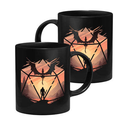 GlassStaff - Staredown D20 - Tasse