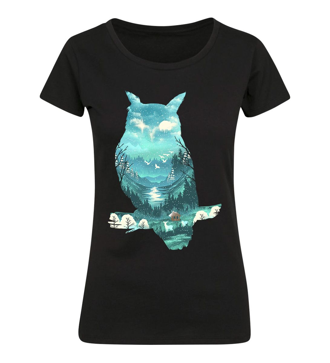 Dan Fajardo - Owl Fly - Girlshirt