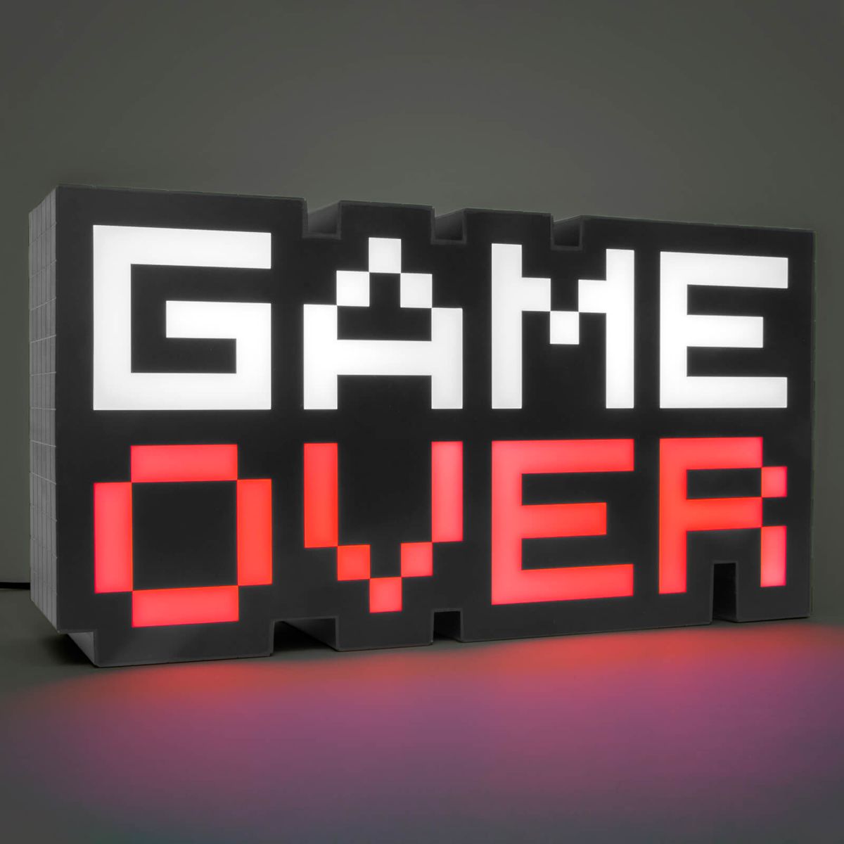 Game Over - 8-Bit - Tischlampe