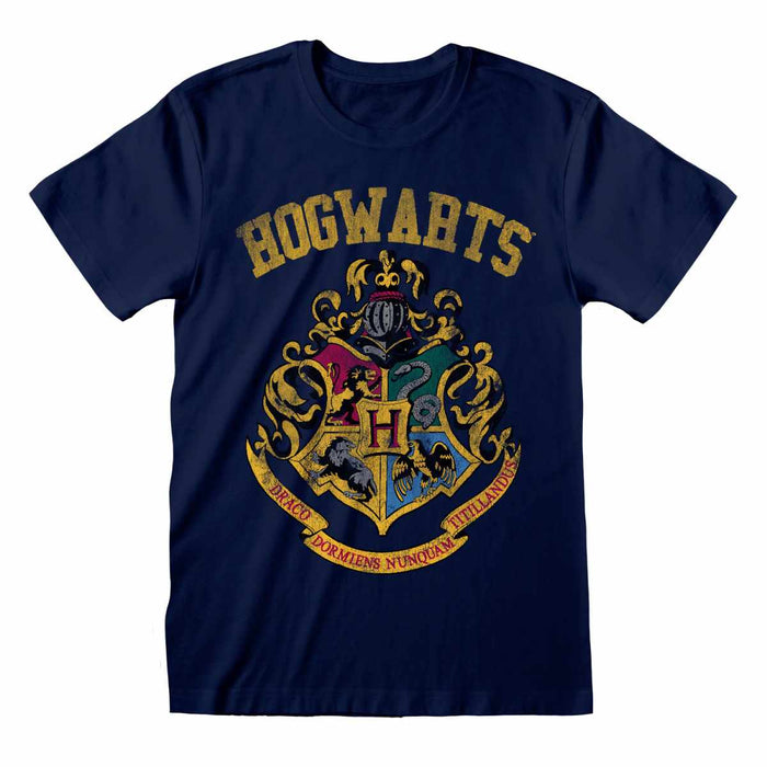 Harry Potter - Hogwarts Faded Crest - T-Shirt