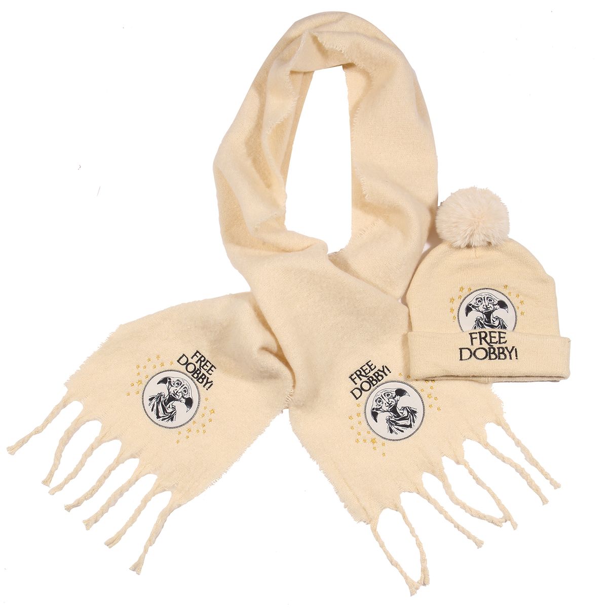 Harry Potter - Free Dobby - Schal und Mützen-Set