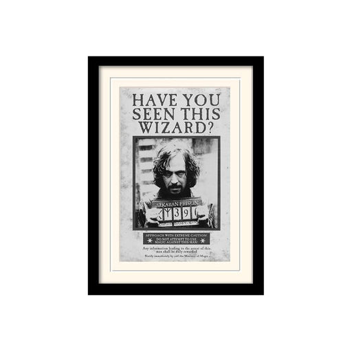 Harry Potter - Sirius Wanted - Gerahmter Kunstdruck | yvolve Shop