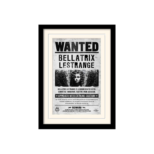 Harry Potter - Bellatrix Wanted - Gerahmter Kunstdruck