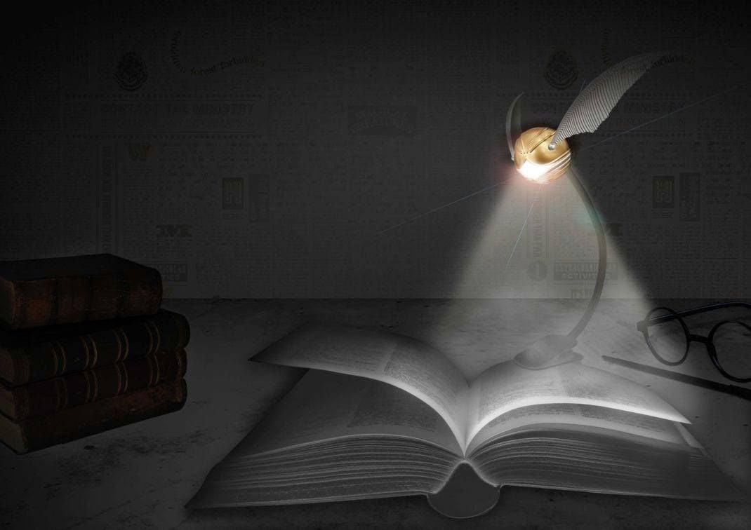 Harry Potter - Goldener Schnatz - Leselampe