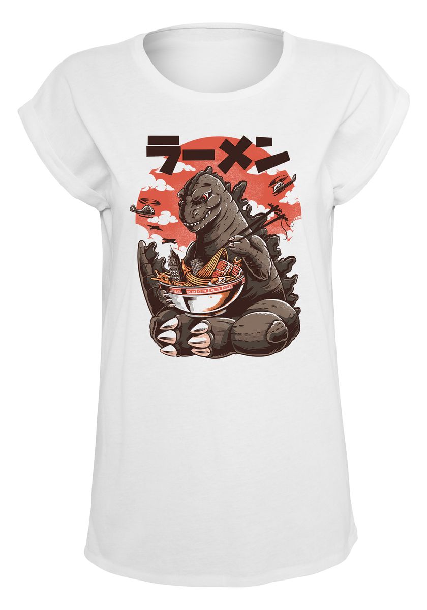 Ilustrata - Gojira Ramen Colorido - Girlshirt | yvolve Shop