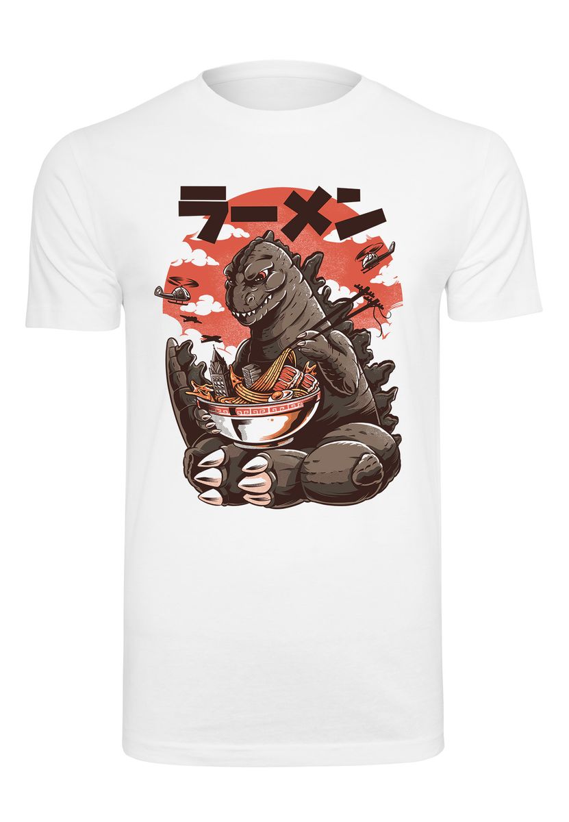 Ilustrata - Gojira Ramen Colorido - T-Shirt | yvolve Shop