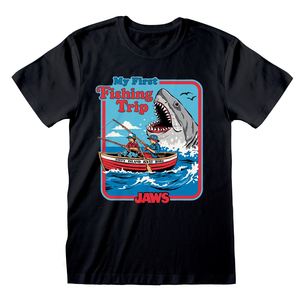 Steven Rhodes x Jaws - My First Fishing Trip - T-Shirt