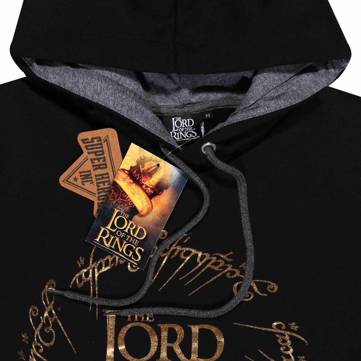 Herr der Ringe - Gold Foil Logo - Hoodie