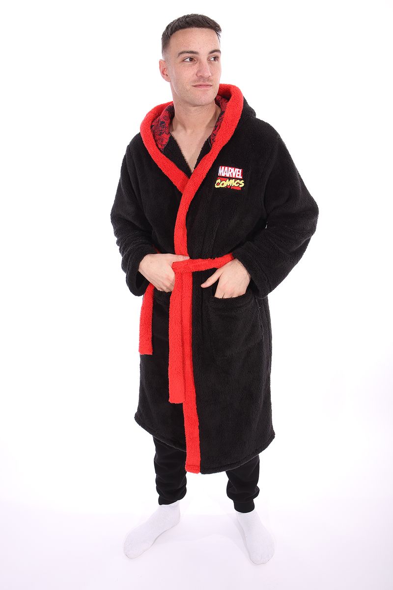 Marvel logo bathrobe