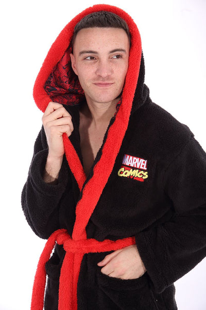 Marvel logo bathrobe