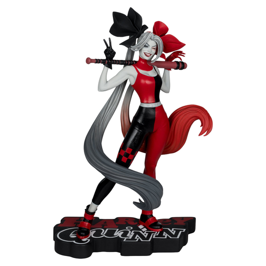 Batman - DC Direct Harley Quinn: Red, White & Black Statue 1/10 Harley Quinn by Alex Garner - Figur