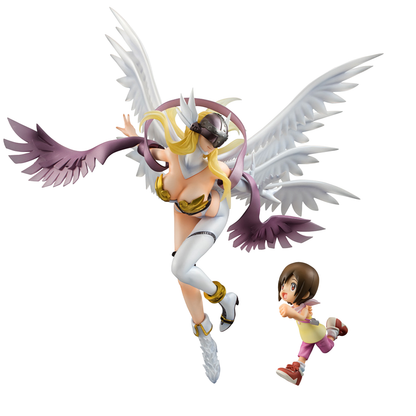 Digimon Adventure - Precious GEM Series PVC Statue Angewomon &amp; Hikari Yagami - Figure