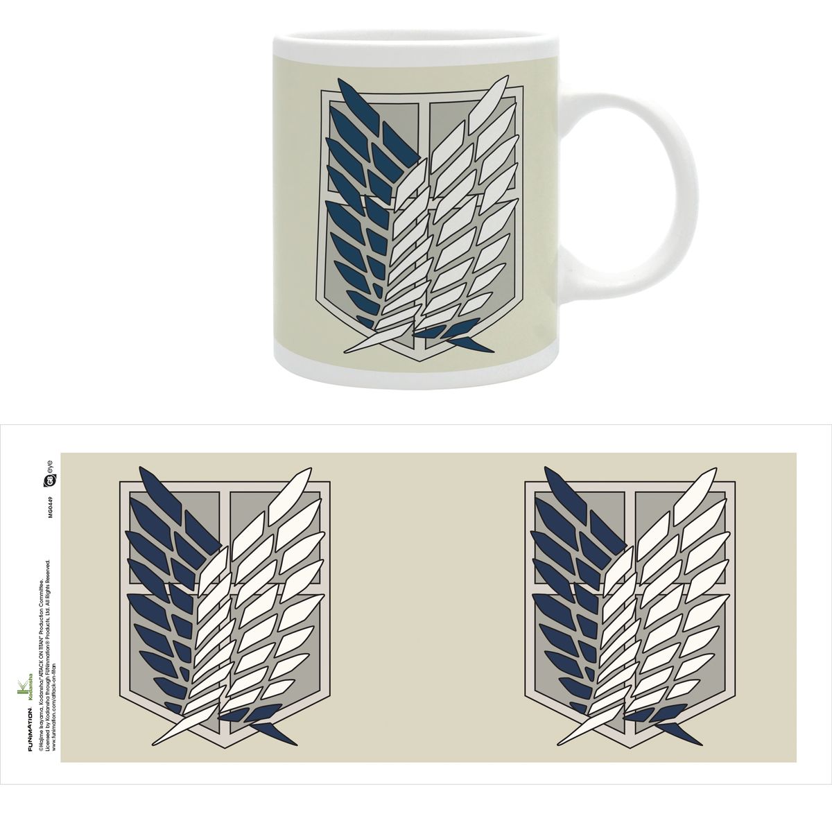 Attack on Titan - Badge - Tasse