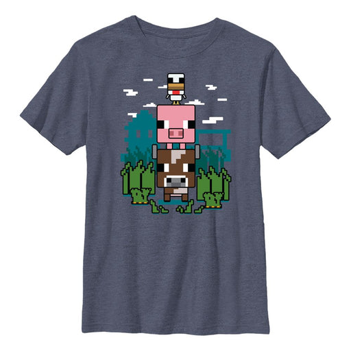 Minecraft - Animal Stack - Kinder-Shirt | yvolve Shop