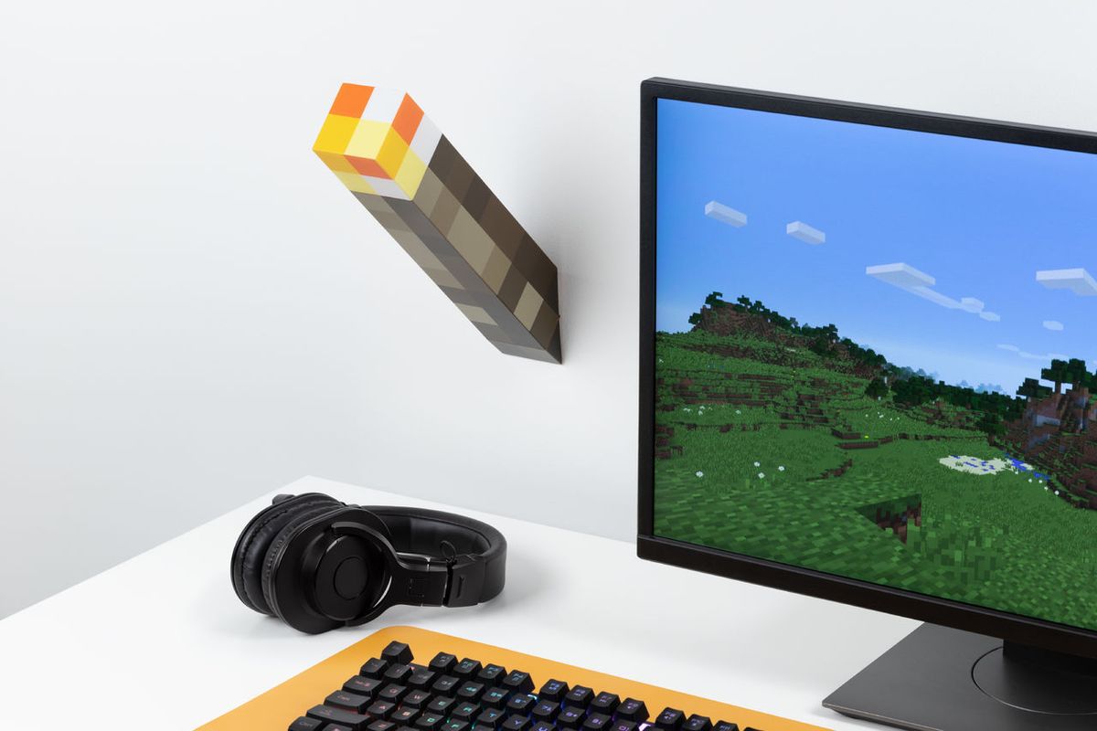 Minecraft - Fackel - Tischlampe