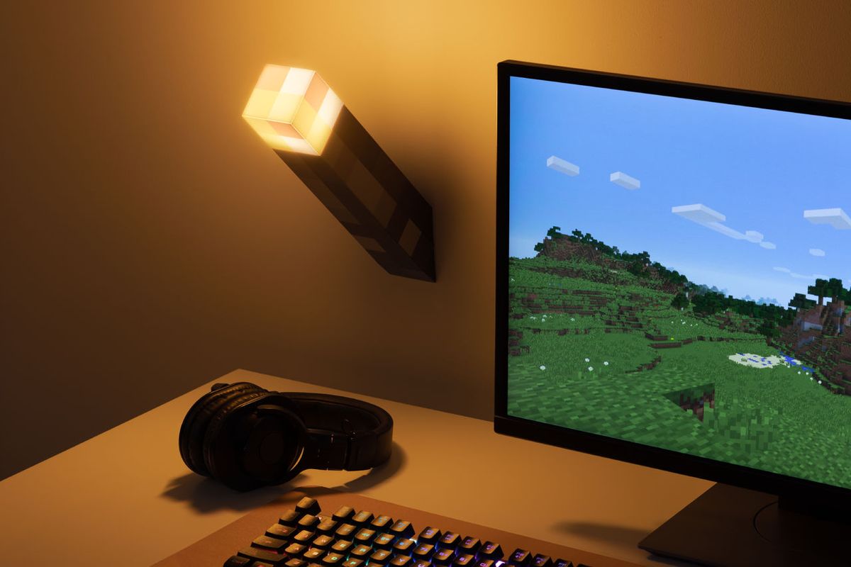 Minecraft - Fackel - Tischlampe