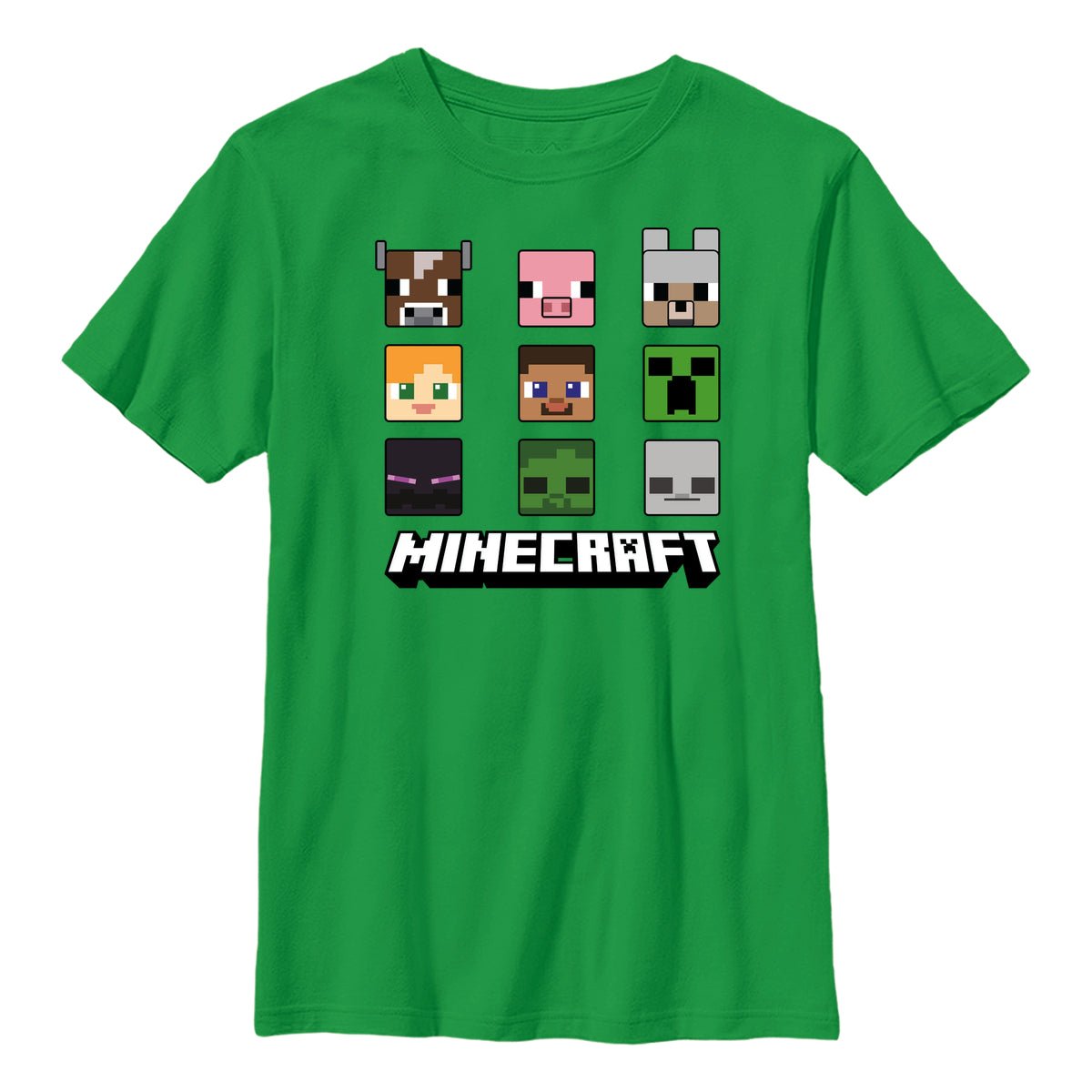 Minecraft - Chibi Faces - children's shirt