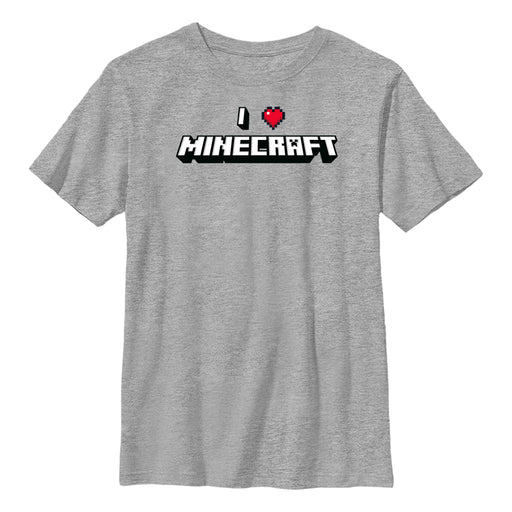 Minecraft - I Heart Minecraft - Kinder-Shirt | yvolve Shop