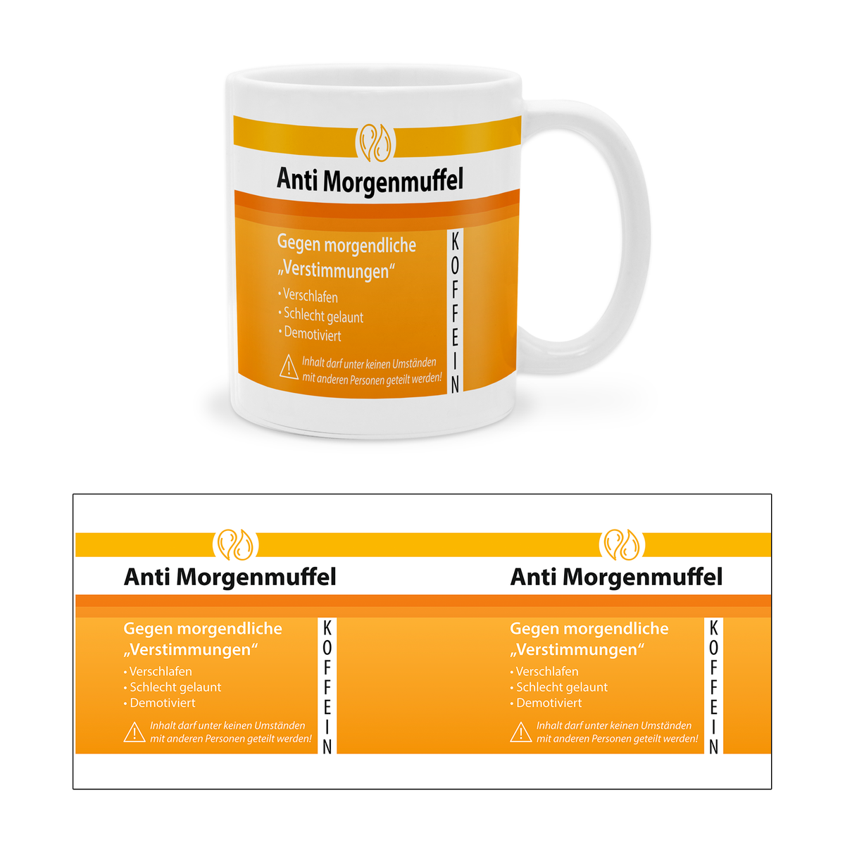 yvolve - Anti morning grouchy cup