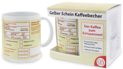 yvolve - Gelber Schein - Tasse