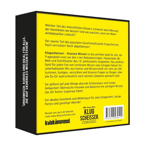 Klugscheisser 2 Black Edition - Edition krasses Wissen | yvolve Shop