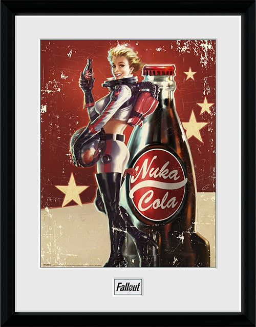Fallout - Nuka Cola - Gerahmter Kunstdruck