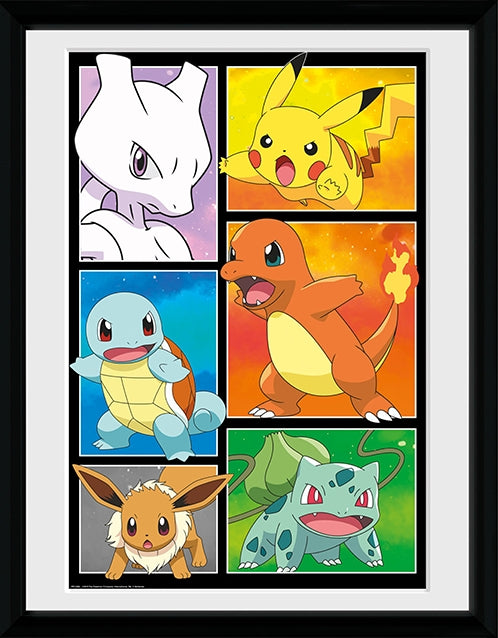 Pokémon - Comic panel - Gerahmter Kunstdruck