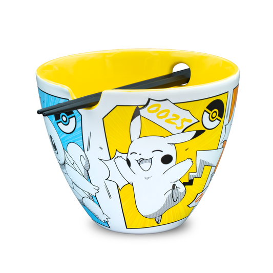 Pokémon - Starters Manga - Schale mit Essstäbchen