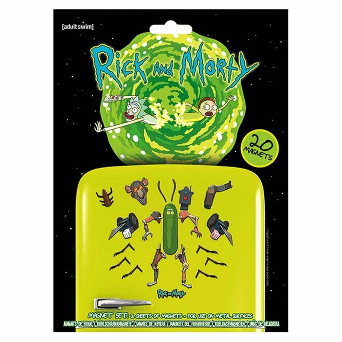 Rick and Morty - Weaponize The Pickle - Magnet-Set | yvolve Shop