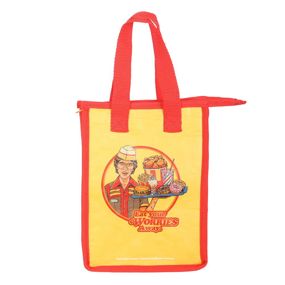 Steven Rhodes - Eat Your Worries - Lunch Bag