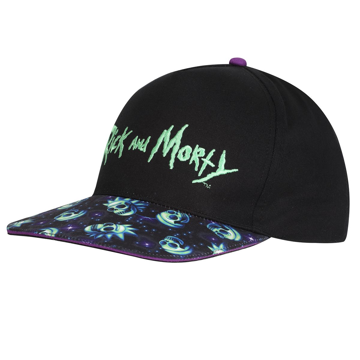 Rick and Morty - Neon Logo - Cap