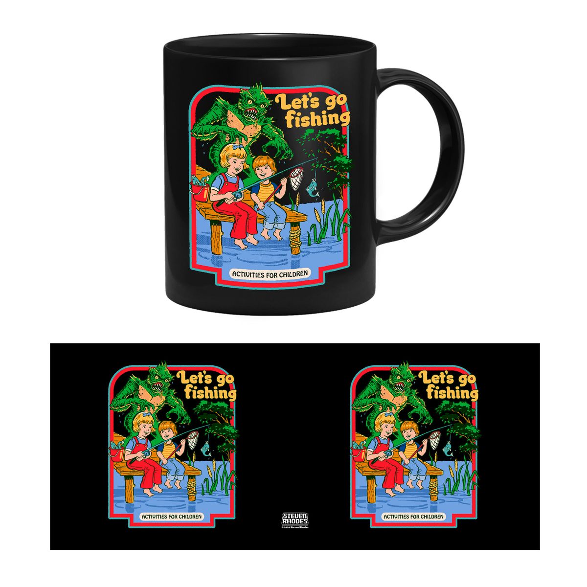 Steven Rhodes - Let's Go Fishing - Tasse