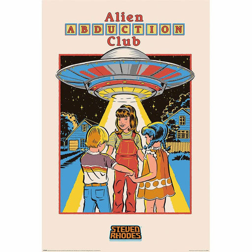 Steven Rhodes - Alien Abduction Club - Poster | yvolve Shop