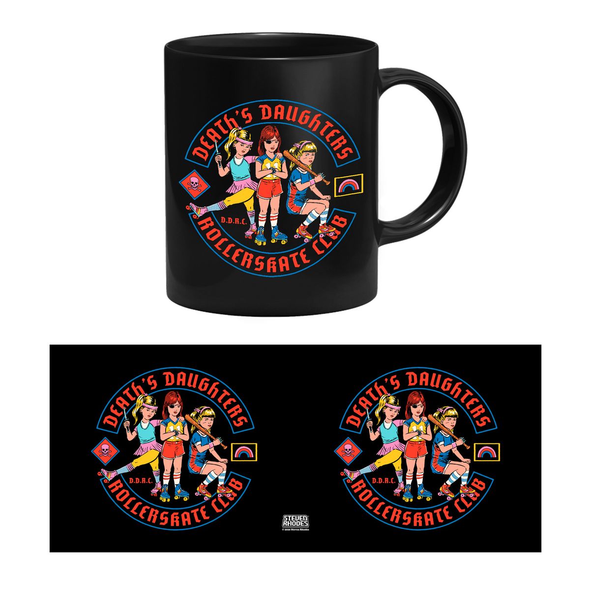 Steven Rhodes - Death' Daughters Rollerskate Club - Tasse