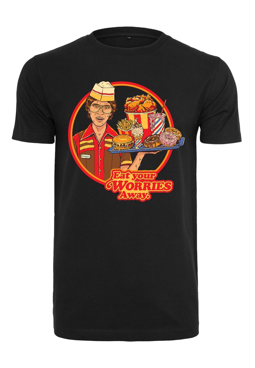 Steven Rhodes - Eat Your Worries - T-Shirt