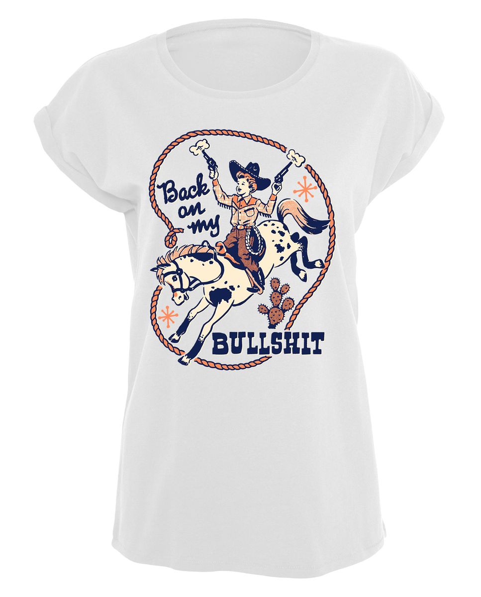 Steven Rhodes - Back on my Bullshit - Girlshirt | yvolve Shop