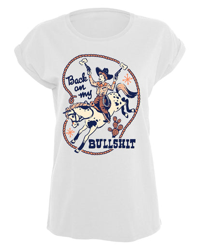 Steven Rhodes - Back on my Bullshit - Girlshirt | yvolve Shop