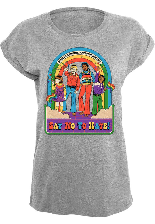Steven Rhodes - Say No To Hate - Girlshirt