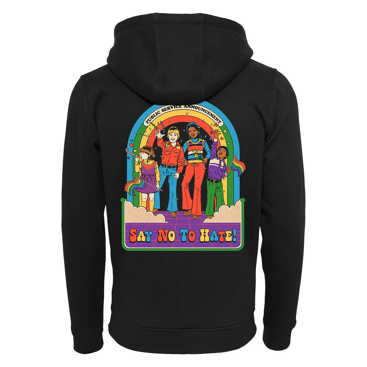 Steven Rhodes - Say No To Hate - Zip-Hoodie