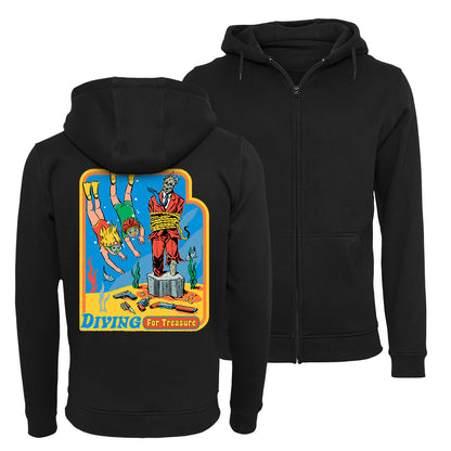 Steven Rhodes - Diving for Treasure - Zip-Hoodie